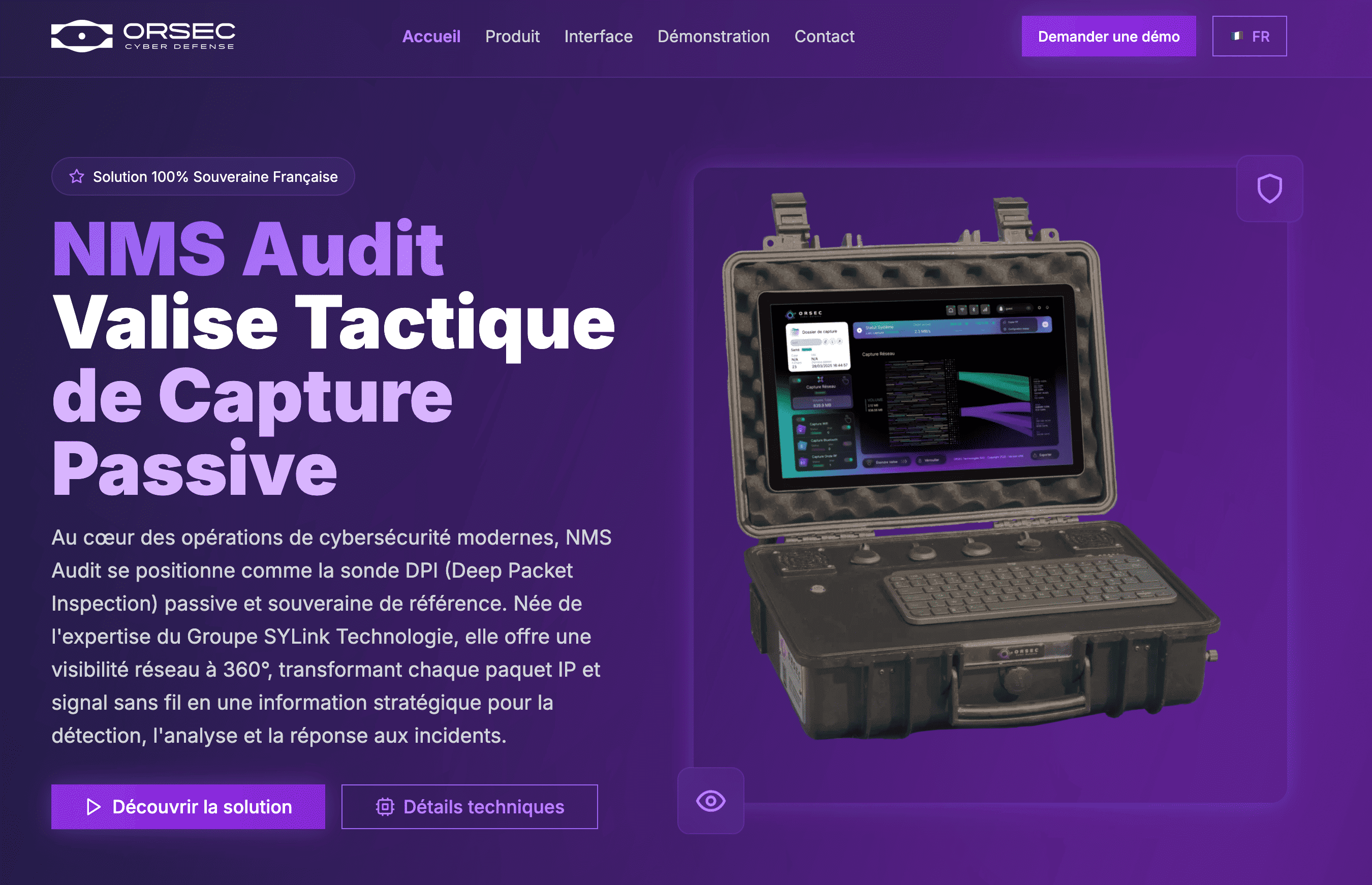 SYLink lance un site dédié à NMS Audit DPI : la cybersécurité réseau Made in France