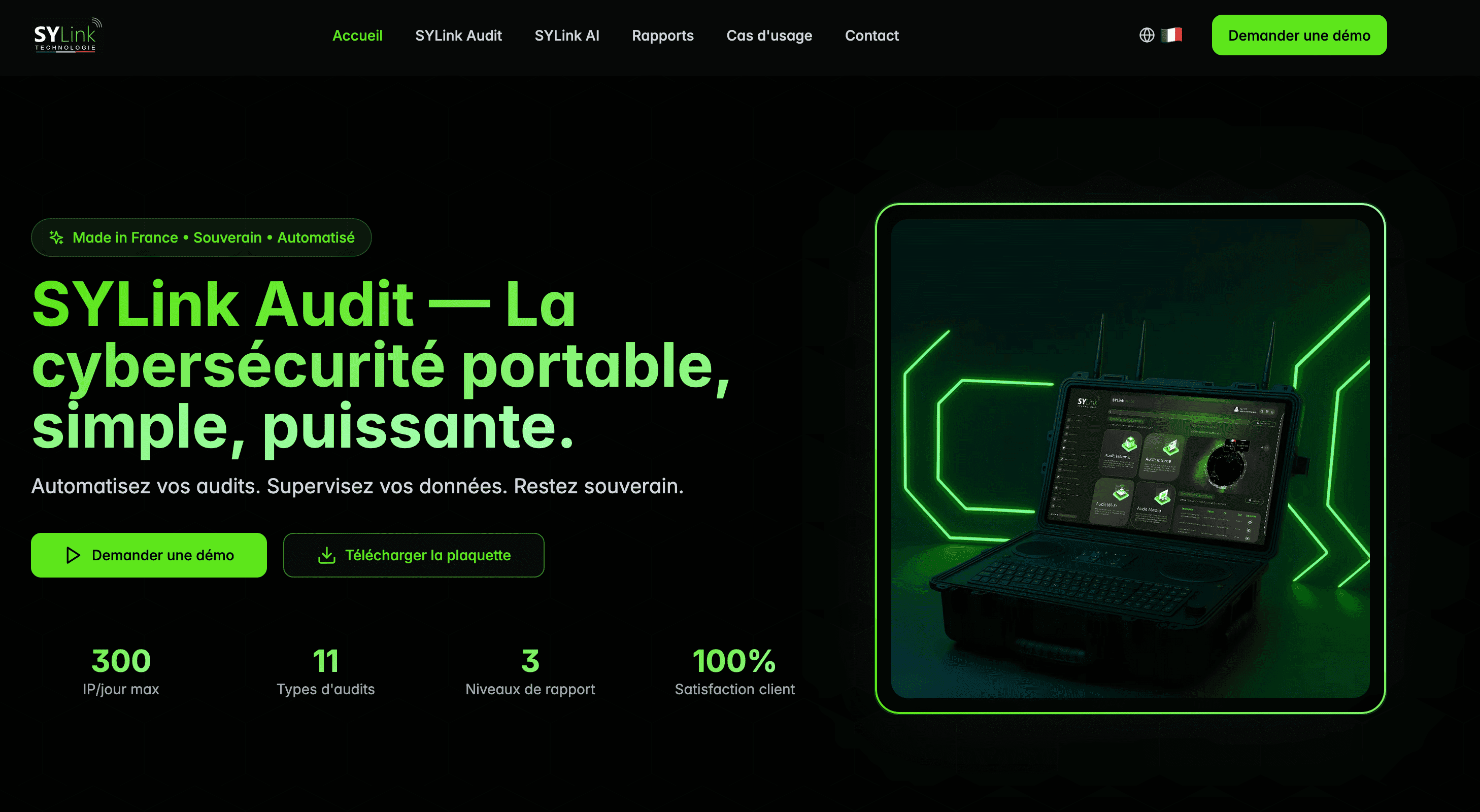 SYLink lance sylink-audit.com : un site dédié à l’audit de cybersécurité automatisé